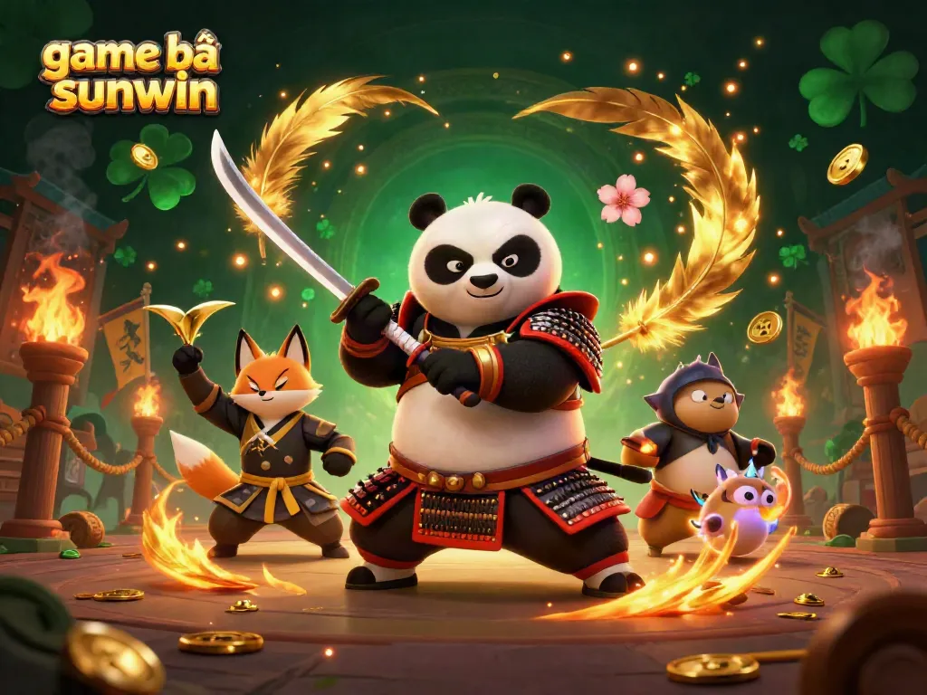 Engage with the thrilling action of game bài sunwin featuring heroes in combat, rich in vibrant colors and details.