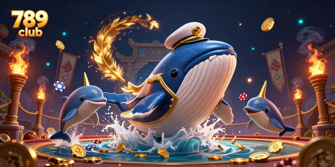 Join the excitement of the 789 club with vibrant casino-themed 3D characters and elements.