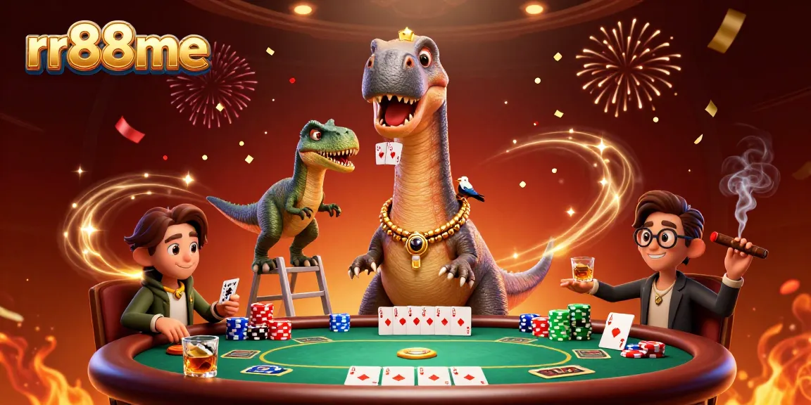 Experience thrilling betting action at rr88me with vivid characters in a casino scene.