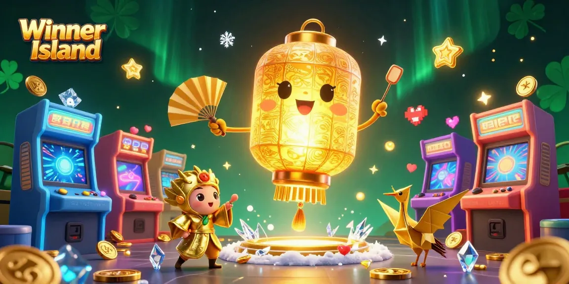 Engage in thrilling gameplay at Winner Island with immersive casino visuals and vibrant animations.