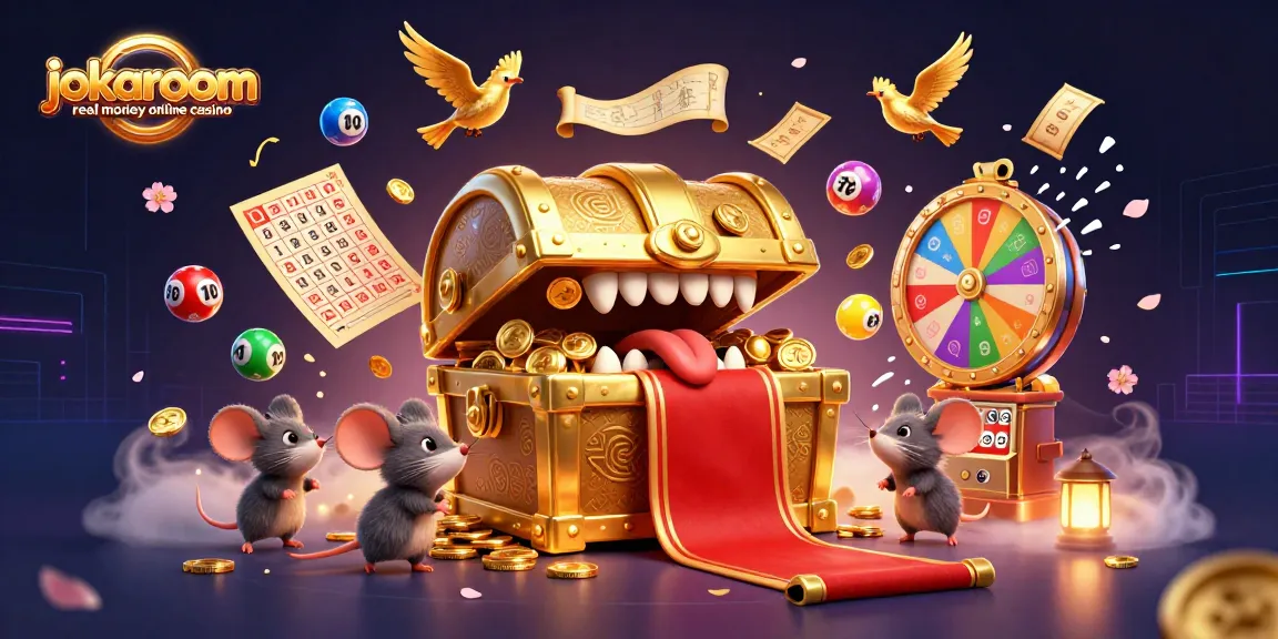 Experience the excitement of jokaroom real money online casino with vibrant game elements and dynamic characters.